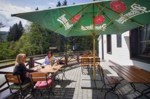 Hotel Start Spindlermühle, Terrasse | Small Charming Hotels